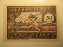 Foreign Currency: 1921 Germany 50 Pfennig Notgeld (UNC)