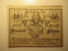 Foreign Currency: 1920 Austria 20 Heller Notgeld (UNC)
