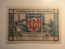 Foreign Currency: 1920 Austria 10 Heller Notgeld (UNC)
