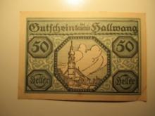 Foreign Currency: 1920 Austria 50 Heller Notgeld (UNC)