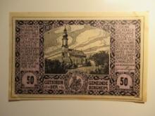 Foreign Currency: Austria 50 Heller Notgeld (UNC)