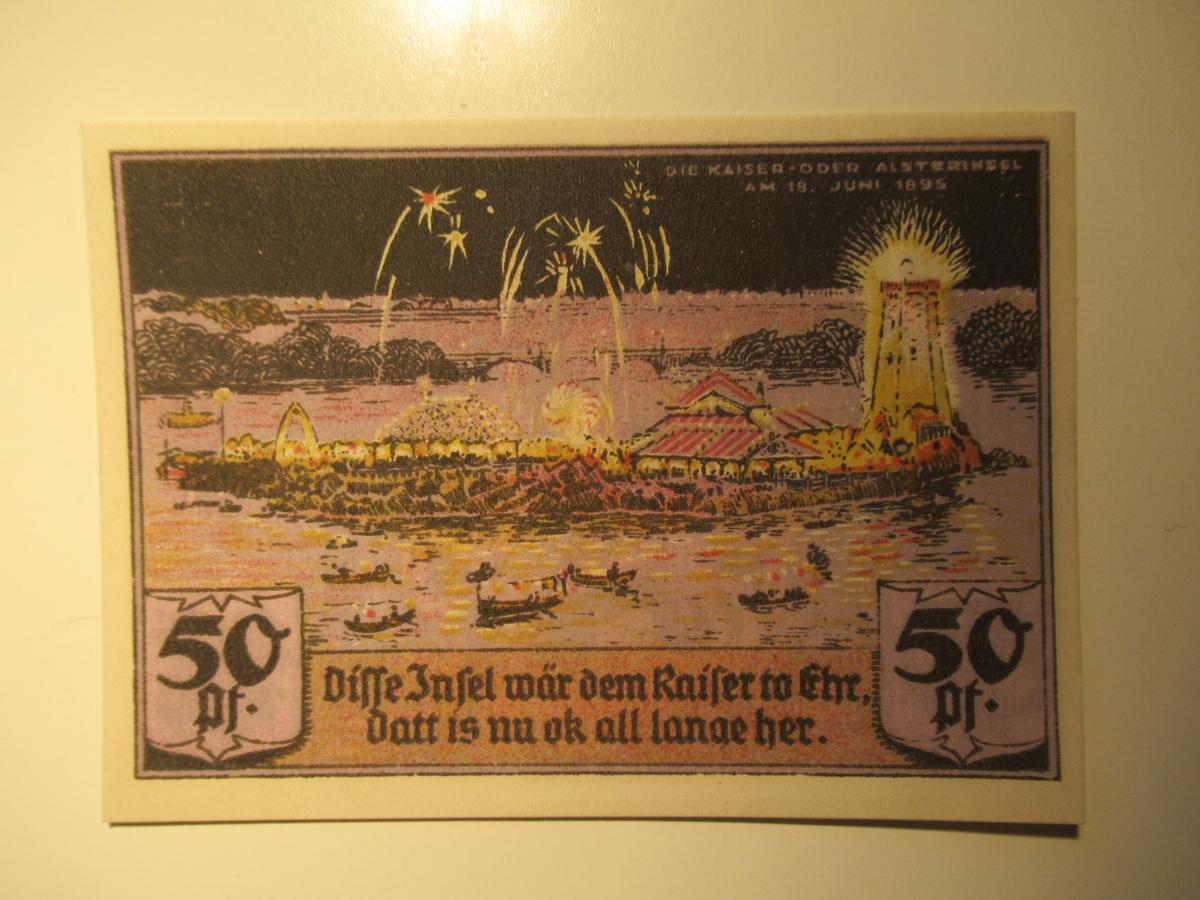 Foreign Currency: 1921 Germany 50 Pfennig Notgeld (UNC)