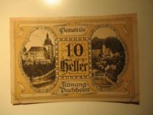 Foreign Currency: 1920 Austria 10 Heller Notgeld (UNC)