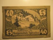 Foreign Currency: 1920 Austria 40 Heller Notgeld (UNC)