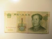 Foreign Currency: China 1 Yuan