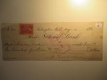 1898 Banking note