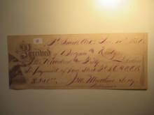 1881 Banking note