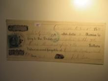 1871 Banking note