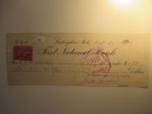 1890 Banking note