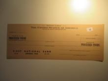 1940s Banking note