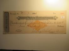 1900 Banking note