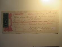 1878 Banking note