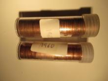 100 (2 Rolls) of Clean 1960 USA Penneis
