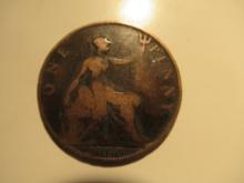 1900 Great Britain Penny (Queen Victoria Era)