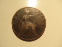 1899 Great Britain Penny (Queen Victoria Era)
