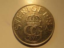Foreign Coins:   Sweden 5 Kroner