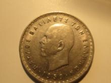 Foreign Coins: 1959 Greece 10 Drachma big coin
