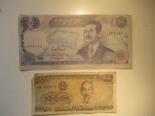 Foreign Currency: Iraq 100 Dinars (Crisp) & Vietnam 1000 Dong
