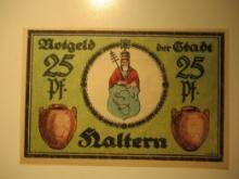 Foreign Currency: 1921 Germany 25 Pfennig Notgeld (UNC)
