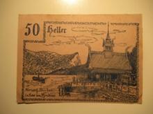 Foreign Currency: 1920 Austria 50 Heller Notgeld (UNC)