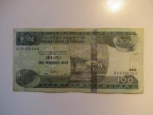 Foreign Currency: Ethiopia 100 Birr