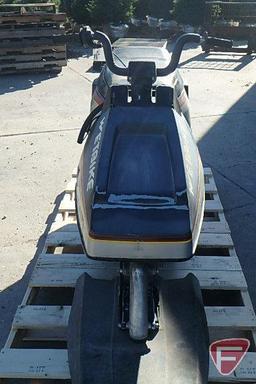 Suzuki Silver Streak Wet Bike jet ski, SN: WJW 15949E787