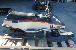 Suzuki Silver Streak Wet Bike jet ski, SN: WJW 15949E787