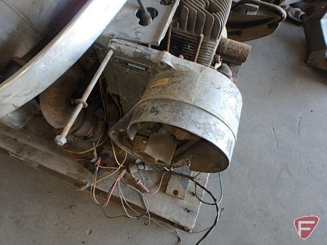 John Deere snowmobile parts: motor, track, skis, clutch, shields, steering