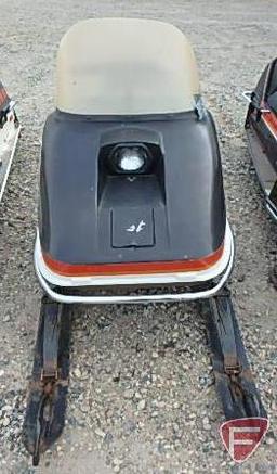 1975 Johnson rotary powered 35 snowmobile, 528cc, model: J255-RC, SN: 040088