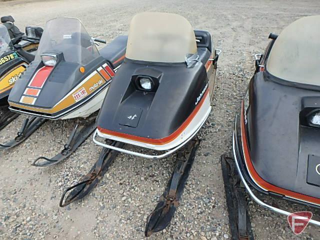 1975 Johnson rotary powered 35 snowmobile, 528cc, model: J255-RC, SN: 040088