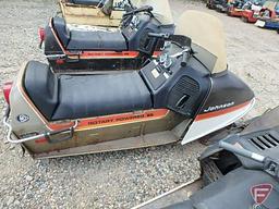 1975 Johnson rotary powered 35 snowmobile, 528cc, model: J255-RC, SN: 040088