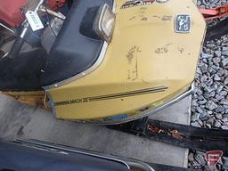 1971 Sno Pony snowmobile, 292cc JLO engine, no serial number tage