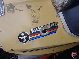 1971 Sno Pony snowmobile, 292cc JLO engine, no serial number tage