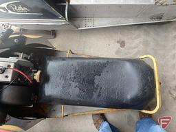 1971 Sno Pony snowmobile, 292cc JLO engine, no serial number tage