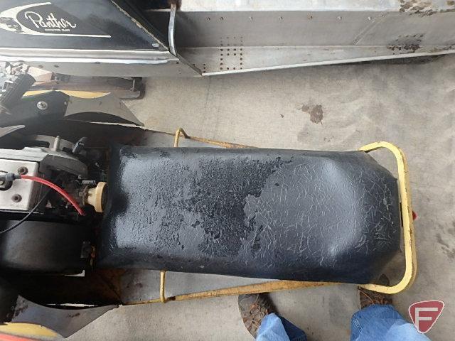 1971 Sno Pony snowmobile, 292cc JLO engine, no serial number tage