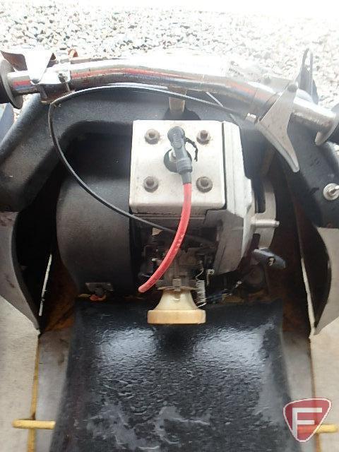 1971 Sno Pony snowmobile, 292cc JLO engine, no serial number tage