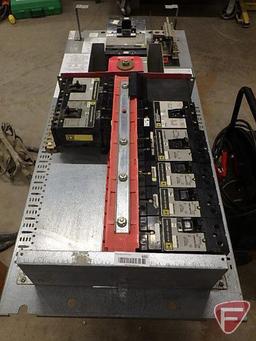 Sq.D panel board with breakers