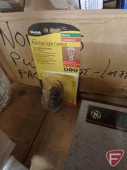 (2) 277volt and (5) 120volt emergency lighting relays GE 8pole 120volt coil