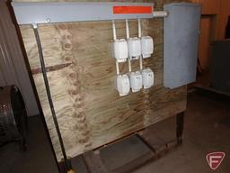 100amp, 3phase temporary service, w/480volt primary, 45kVA transformer