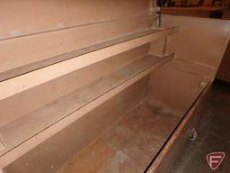 Knaack gang box with wheels, 72x30x49in