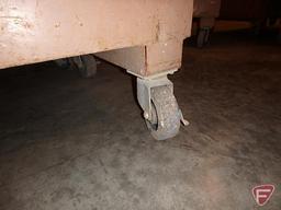 Knaack gang box with wheels, 72x30x49in