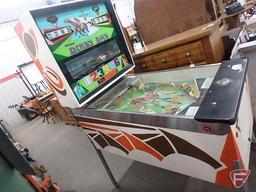 Vintage pinball machine, Williams Electronics Inc. Derby Day-It works, lights come on and horses go