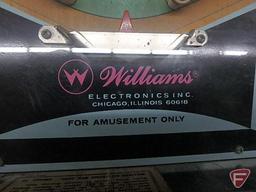 Vintage pinball machine, Williams Electronics Inc. Derby Day-It works, lights come on and horses go