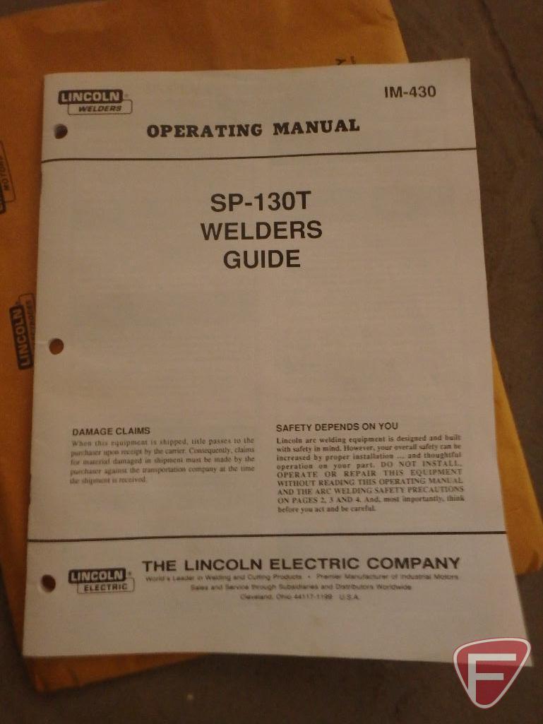 Lincoln model SP-130T Arc welder, arc welding power source and wire feeder