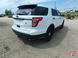 2014 Ford Explorer Multipurpose Vehicle (MPV), VIN # 1fm5k8ar0egc08286