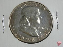(3) 1962 Franklin Proof Half Dollars