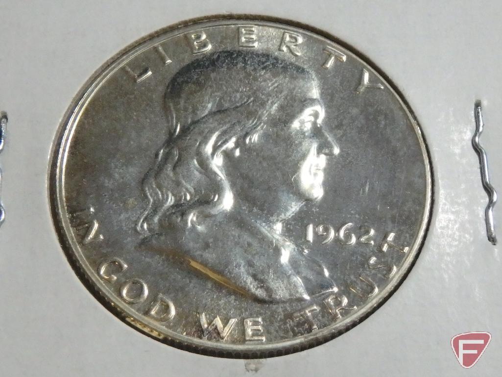 (3) 1962 Franklin Proof Half Dollars