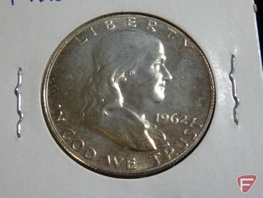(3) 1962 Franklin Proof Half Dollars