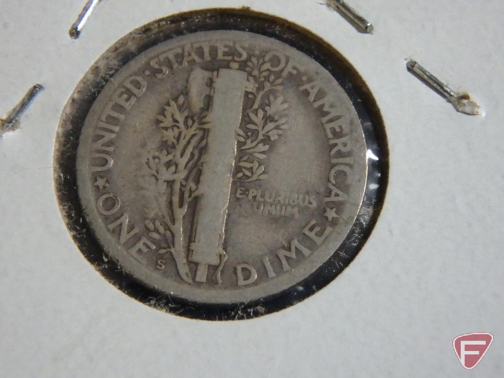 1924 D Mercury Dime VG, 1926 S Mercury Dime VG