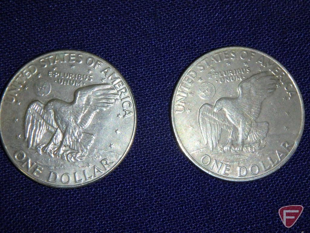 Modern foreign coins, approx. 1 lb., State Quarters (5), 6 Misc. Kennedy Clad Half Dollars,
